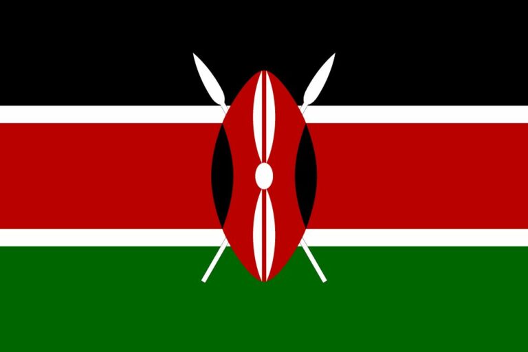 Lagunas Coffee Kenya Africa Flag